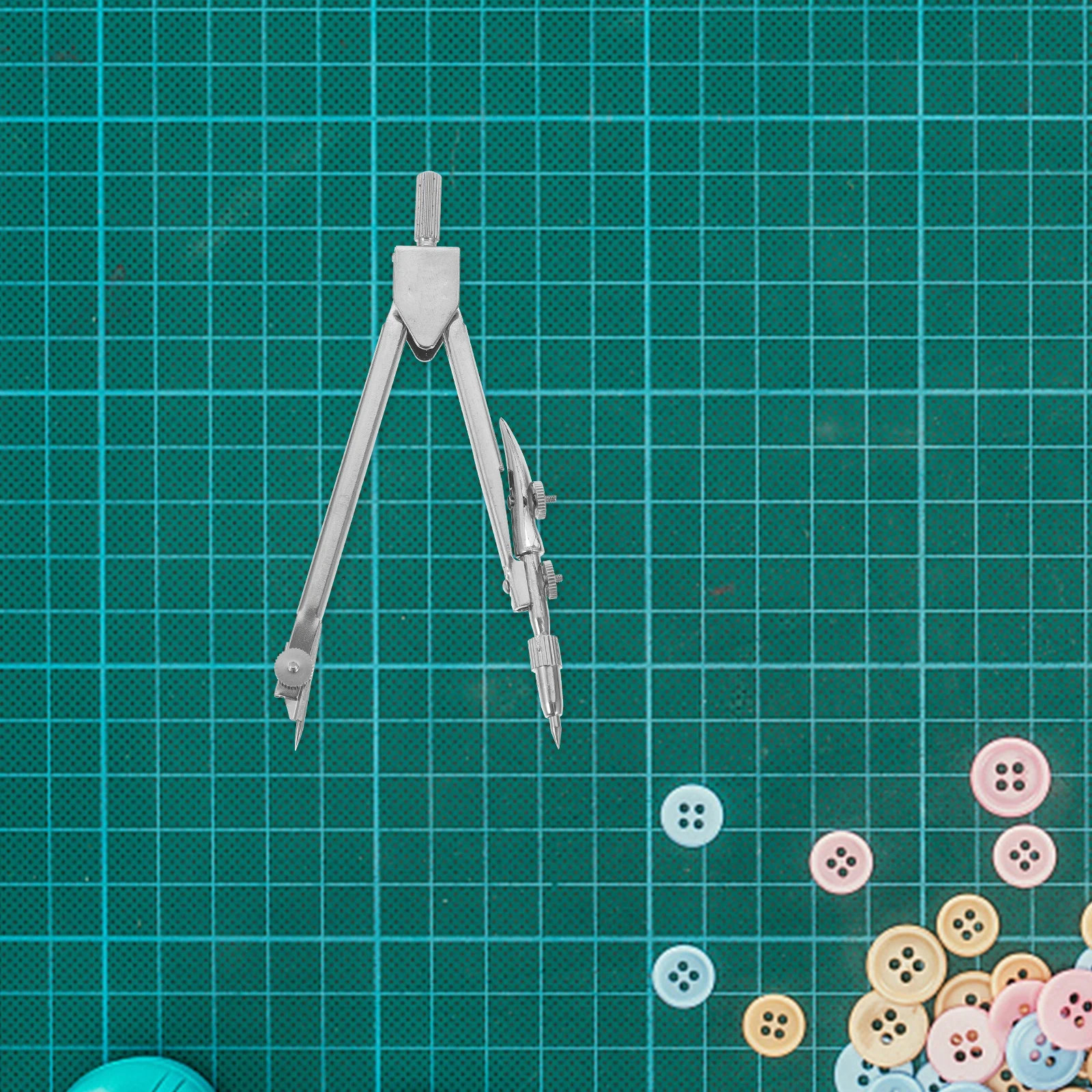 2pcs Compass Drawing Tool Precision Bow Metal Scribe Divider Wear Resistant Student Measuring Marking Craft Furniture