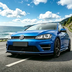 For VW Golf Mk7 Golf7 R R-line 2012-2016 Car Front Bumper Lip Chin Spoiler Canards Maxton Style Front Lip Spoiler Splitter
