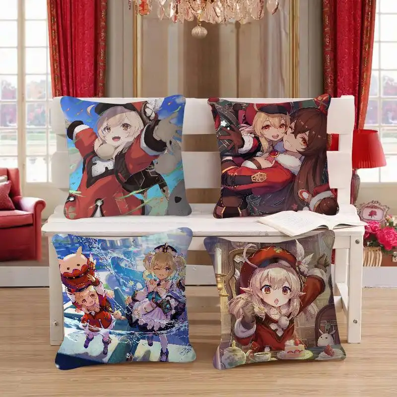 

K-KLEE Cartoon Animation Pillow Cover For Bedroom Room And Living Room Sofa Decorative Cushion Cover