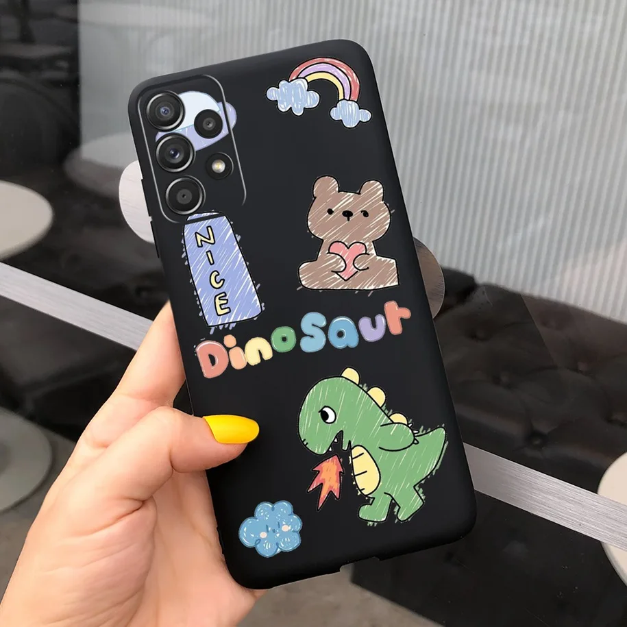 2023 For Samsung Galaxy A13 4G Case New Fashion Flower Painted Soft TPU Back Cover For Samsung A13 A23 A33 A53 A73 5G Phone Case