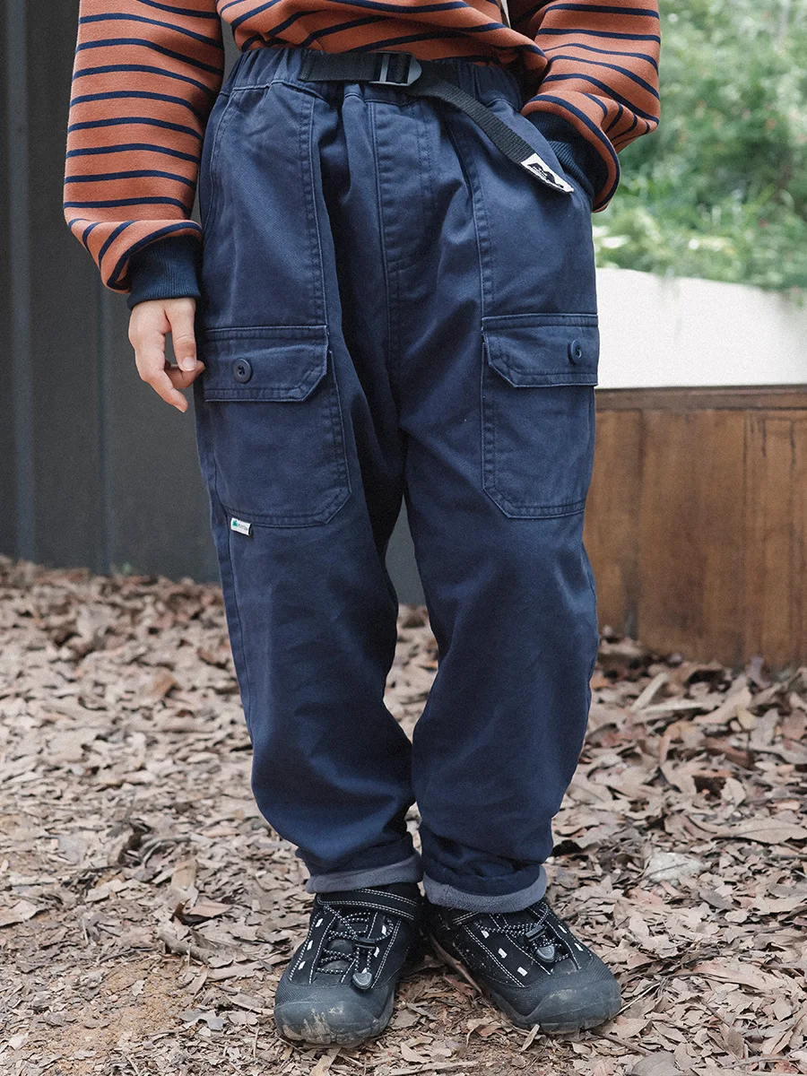 facec-children's-outdoor-windproof-fleece-lined-work-trousers-mountain-series-boys'-long-pants-wear-resistant-warm-mid-to-old