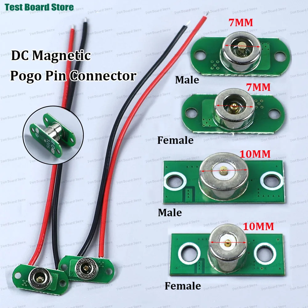 1-2-5-шт-7-мм-10-мм-Магнитный-разъем-pogo-pin-папа-мама-с-пружинным-механизмом-разъем-питания-постоянного-тока-с-межцентровым-расстоянием-с-отверстиями-для-монтажа