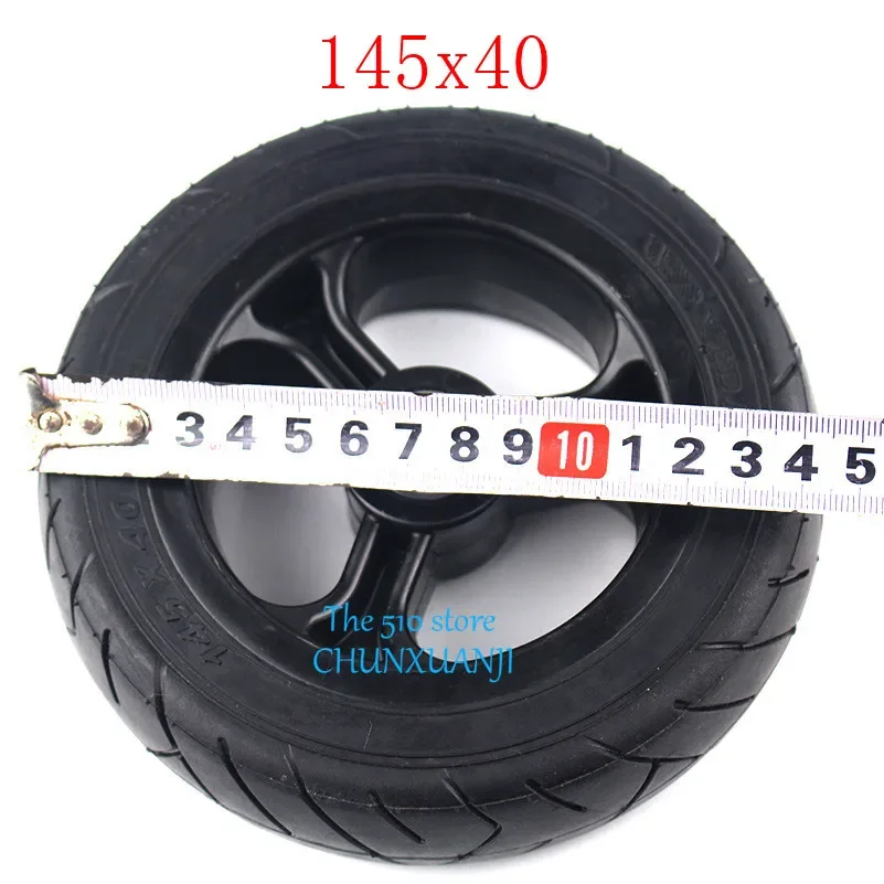 High quality and Wear-resisting 145x40 airless wheel for electric skateboard longboard with