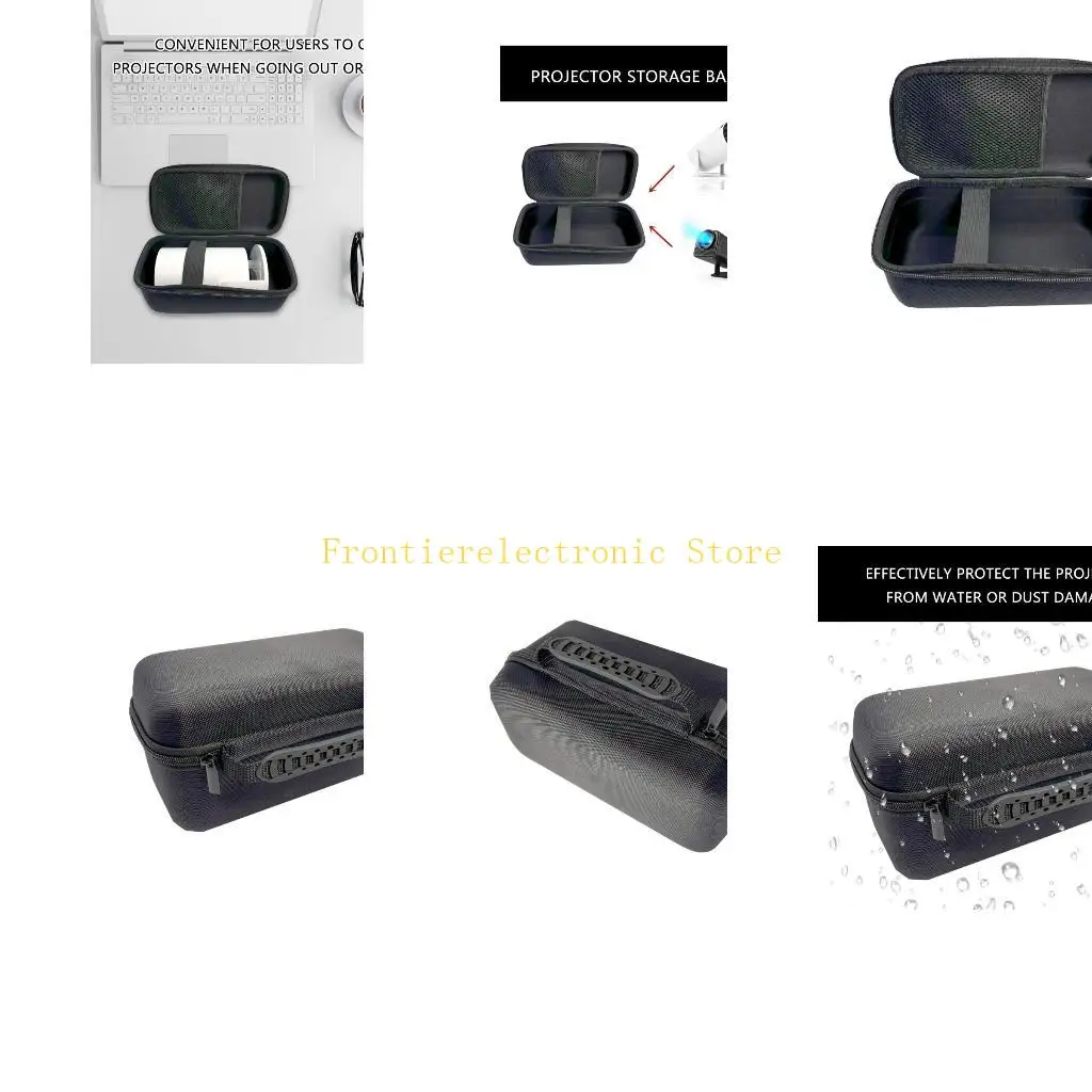 G8DB EVA Hard Travel Case for HY320/HY300 Projectors, Secure Carrying Solution With Accessory Pocket