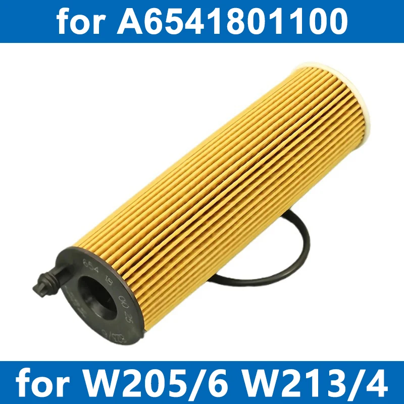 1/6/10PCS Car Oil Filter A6541801100 For W177 A180d W247 B200d W205 W206 C200d W213 W214 E300d W222 W223 S350d GLA/B/C/E/S 2016~