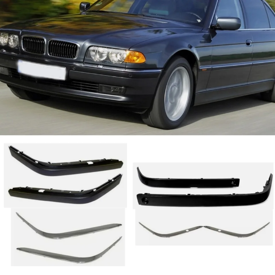 Front Bumper Face Bar Molding Trim 51118170555 51118125309 For BMW