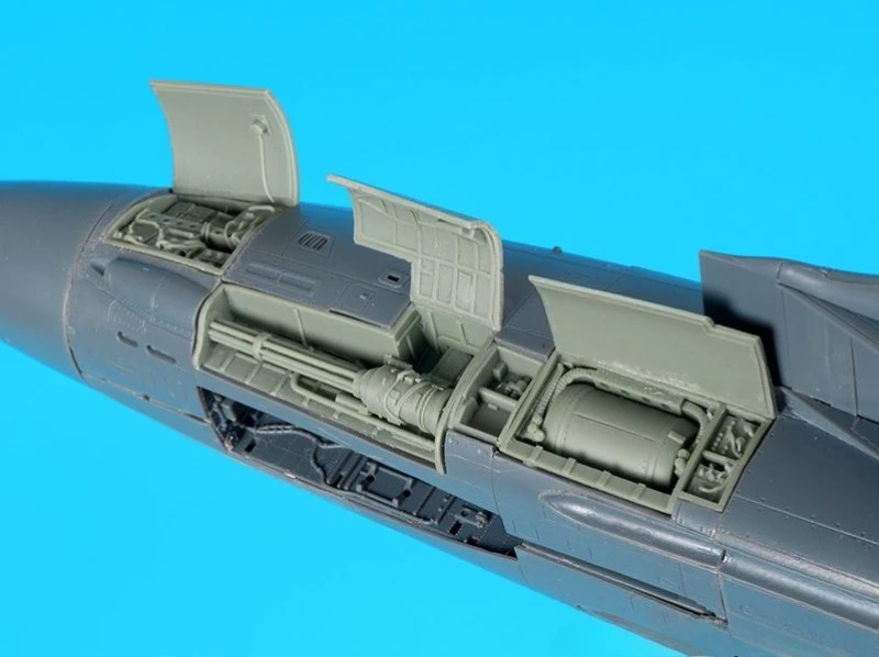 1/48 Scale Die-Cast Resin Aircraft Parts Model Assembled Kit F-14 D Accessories Model Big Set Unassembled and Unpainted