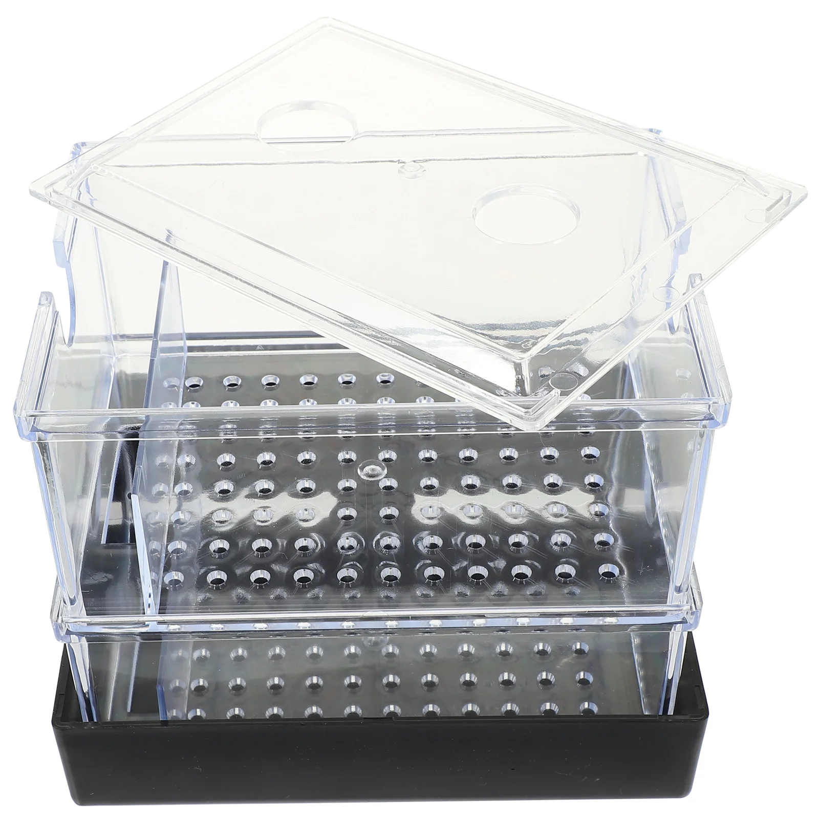 

Durable Plastic Aquarium Turtle Tank Filter Box Reusable Compact Transparent Household Filter Case Cleaner Aquarium Supply