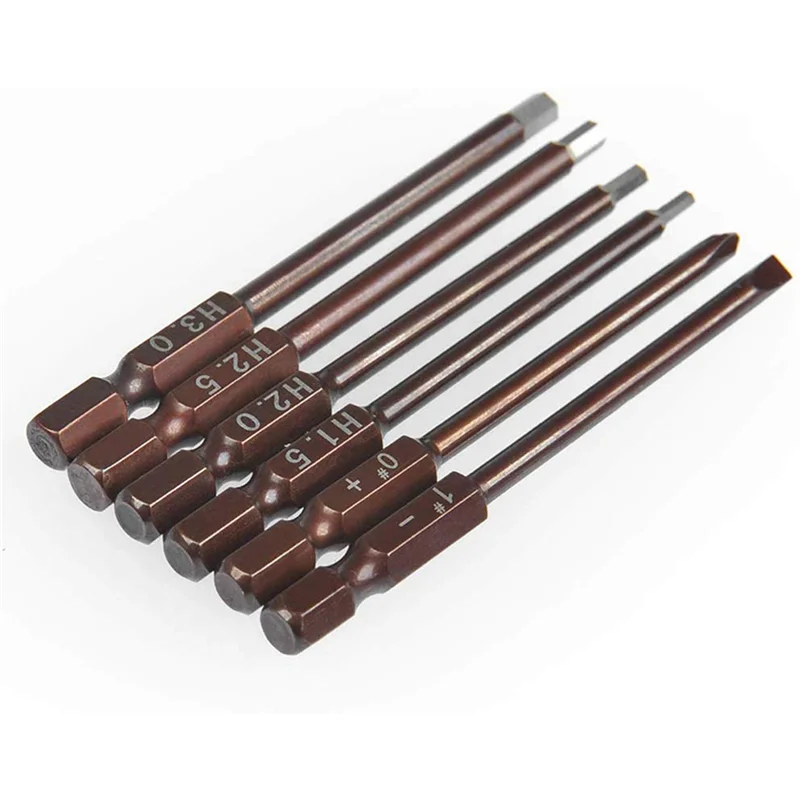 A73T 2X 6 In 1 Screwdrivers Repair Tool Kit 1.5Mm 2.0Mm 2.5Mm 3.0Mm All-In-One Hex Driver Hand Set For RC FPV Racing Drone