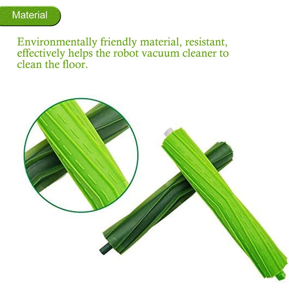 2 ชุดเปลี่ยนแปรงลูกกลิ้งยางสําหรับ IRobot Roomba I3 I3 + I6 + I7 I7 + I8 + Plus E5 E6 E7 อะไหล่เครื่องดูดฝุ่น