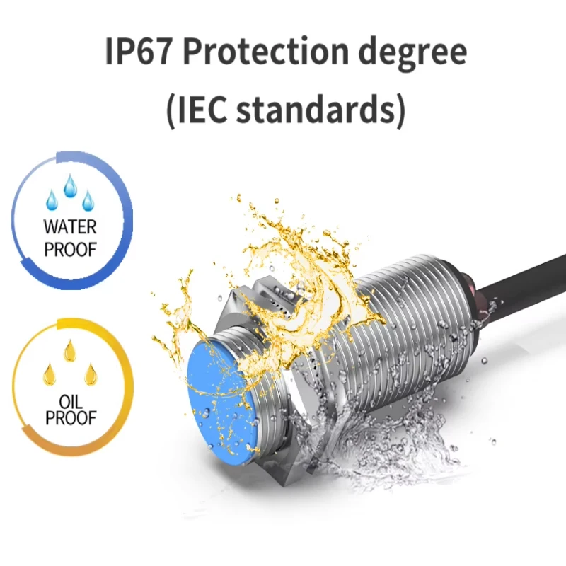 1pcs M12 Magnetic Proximity Switch NO NC Reed Sensor M18 Cylinder Position Detection Door Window Security Industrial Automation