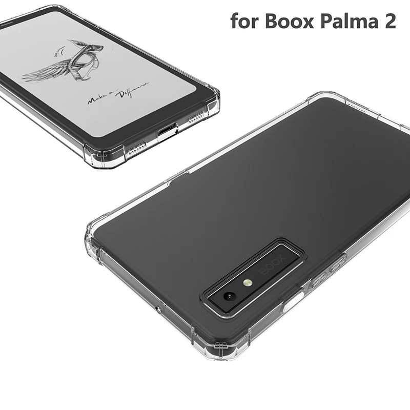 Transparante airbag schokbestendige TPU beschermhoes voor Onyx Boox Palme 2 E-Book Reader Cover Protector