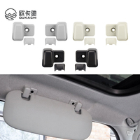 For BMW Mini R50 R55 R56 R60 2007-2014 2PCS Car Roof Side Sunvisor Sun Visor Fixed Clip Buckle Hook Bracket