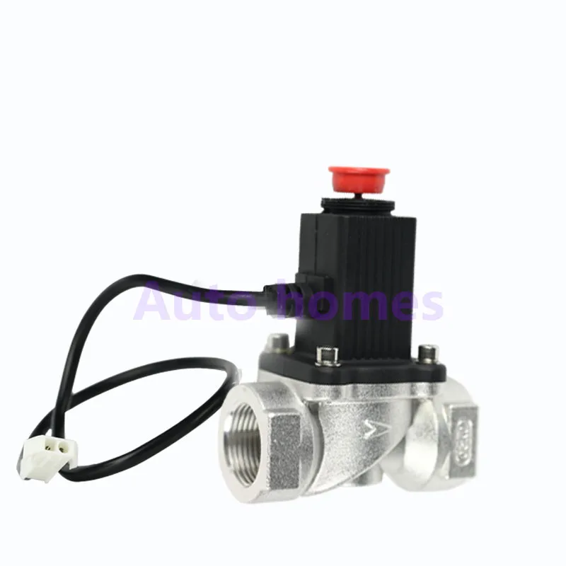 LPG Natural Gas Emergency Shut Off Solenoid Valve DC9V-12V For Home Security Alarm System For Alarming Leak Gas Pipeline