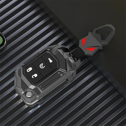 Zinc Alloy Silicone Car Key Case Cover For Jeep Gladiator JT Sahara JLU Wrangler JL Rubicon 2018 2019 2 3 4 Buttons Flip Remote