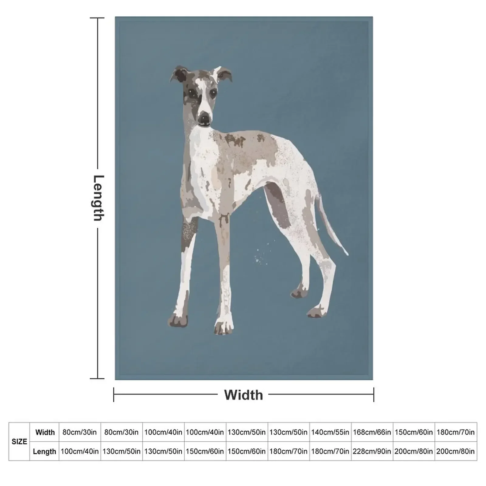 whippet Throw Blanket Quilt Bed covers Luxury Designer Fashion Sofas Blankets