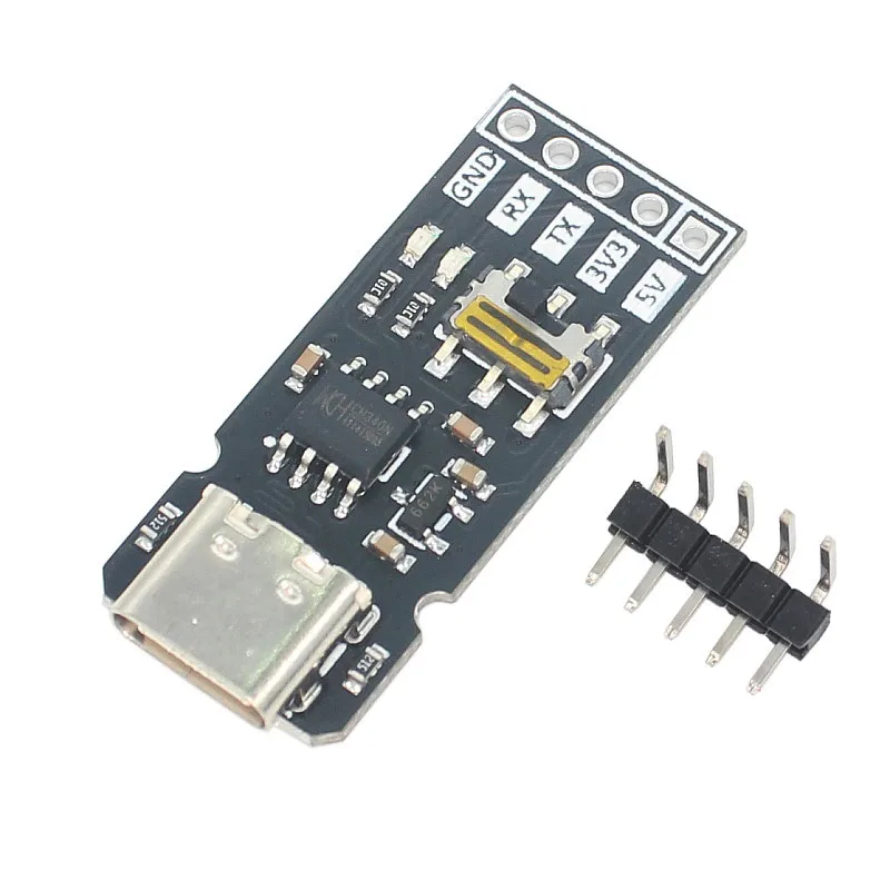 CH340 Type-CSerial Port Module3.3V/5VLevel Brush Boost Communication USB TO SERIAL