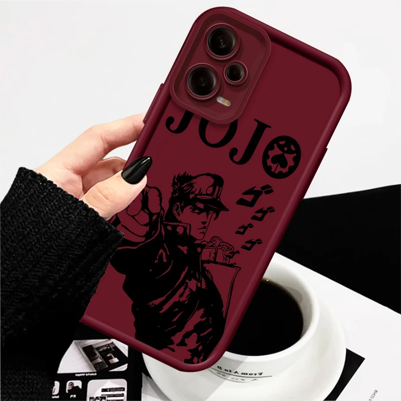 JoJos Bizarre Adventure Eye Ladder For Xiaomi Redmi Note 13 12 12C 11 11S 10 10C 10A 9C 9A Pro 5G TPU Phone Case