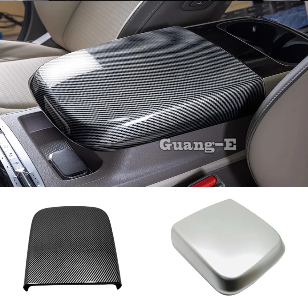 ABS Plastic Armrest Box Panel Frame For Kia Carnival Sedona KA4 2021 2022 2023 2024 Decoration Cover Trim Accessories 