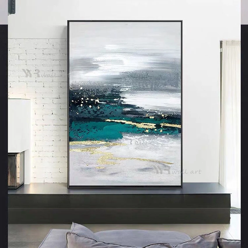 

Home Light Luxury Decoration Oil Painting Handmade Canvas Custom Poster Wall Art Modern Abstract Hanging Picture Bedroom Lobby