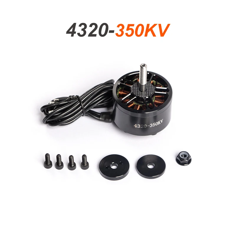 

Комплект из 4 бесщеточных двигателей 4320 350KV для FPV-дронов X-класса, для тяжелых нагрузок, дальнего радиуса действия, совместим с 6-12S, для пропеллеров 13-15 дюймов