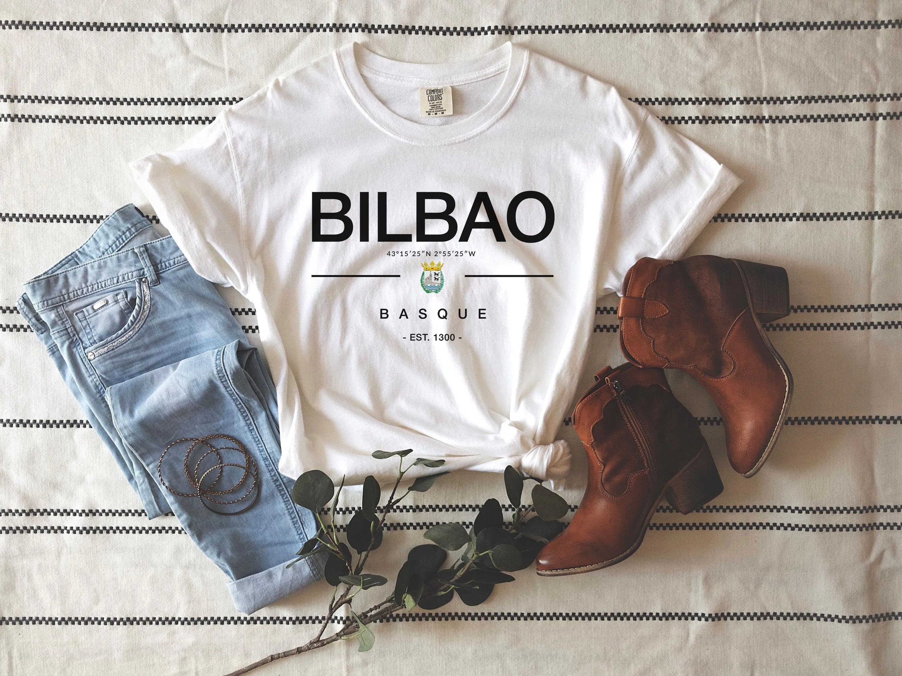 Bilbao Comfort Colors camiseta España suéter Europa regalo Basco