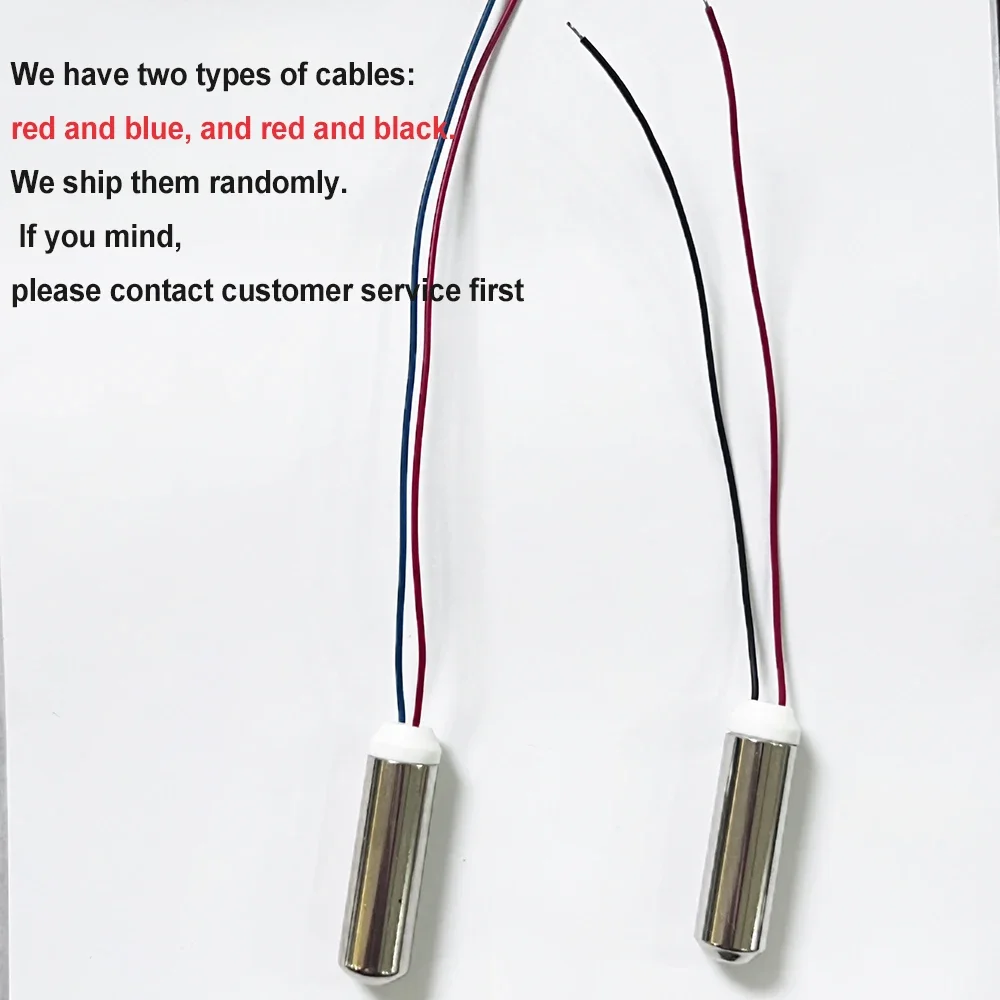 10Pcs 7mmx25mm Miniature Vibration Vibrating Mini Motor Coreless DC Motor Replacement Motors Waterproof Motor