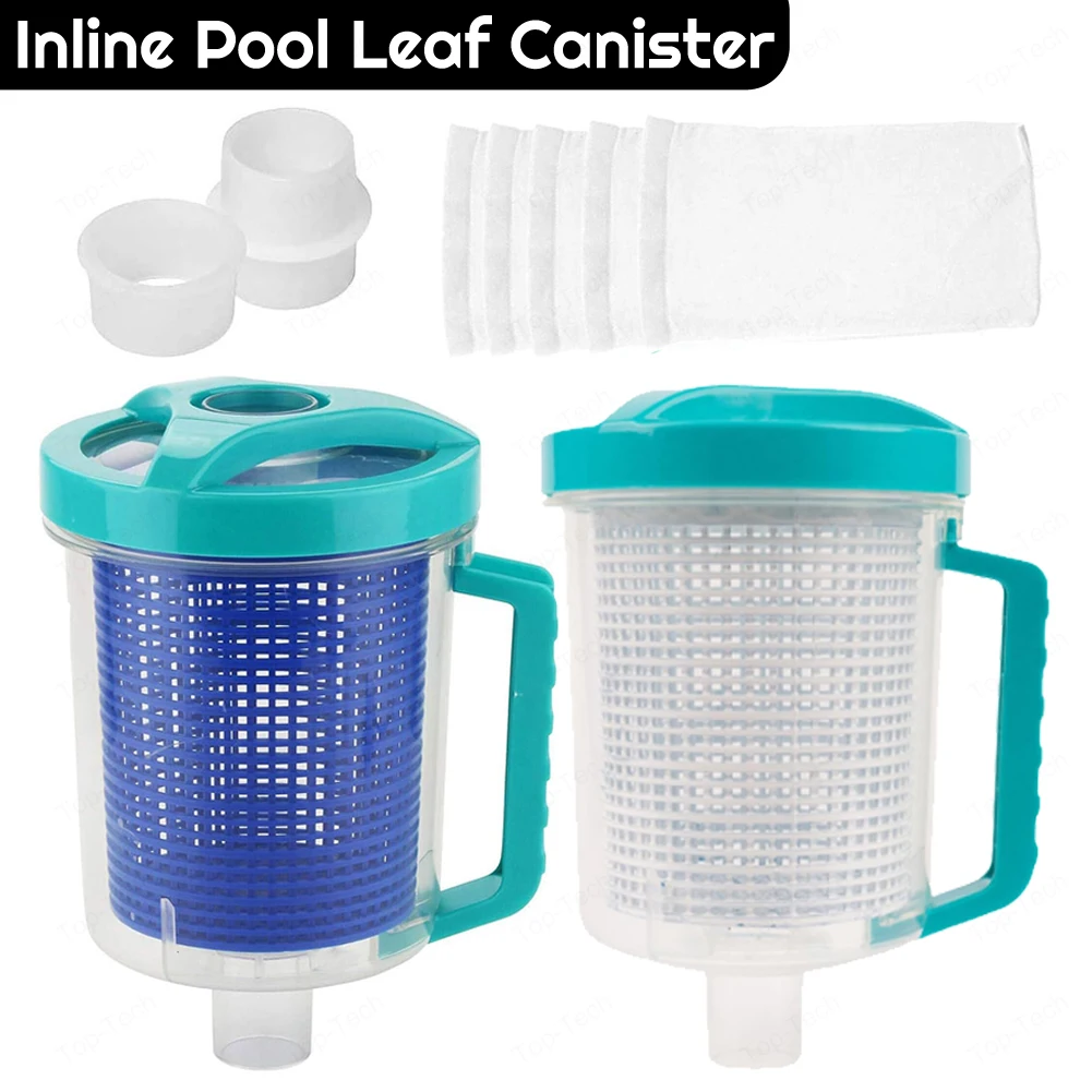 Recipiente de hojas para piscina en línea, trampa para hojas para piscina, para Hayward W560 W26705 y Pentair R211084