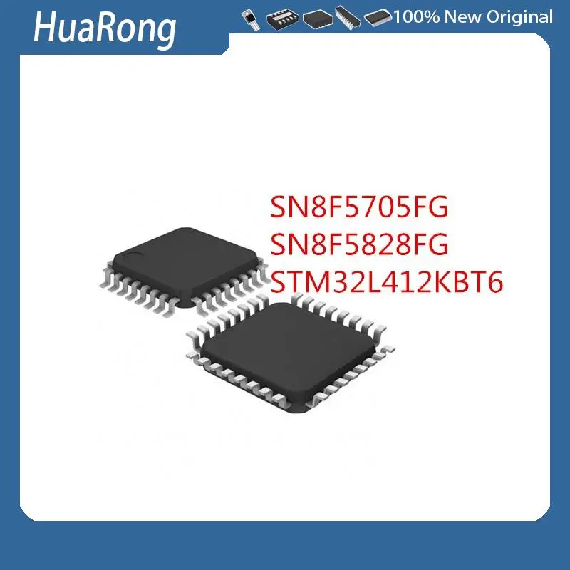 5PCS/LOT     SN8F5705FG    SN8F5828FG      STM32L412KBT6     QFP32