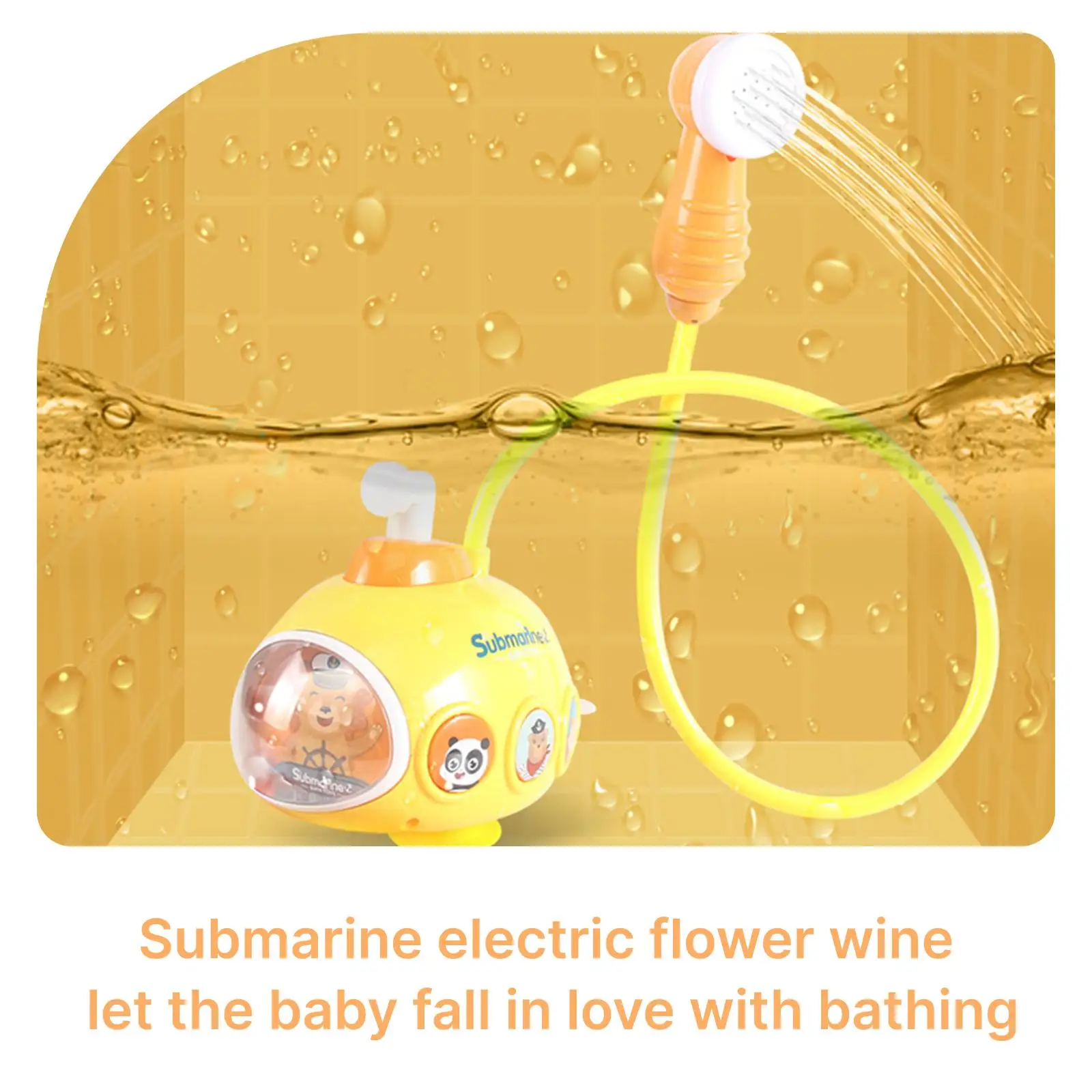 Zabawka do kąpieli dla niemowląt, akcesoria do wanienki, przenośny prezent urodzinowy, interaktywny spryskiwacz do wody do kąpieli, do ogrodu, na trawnik, dla noworodków i dzieci.