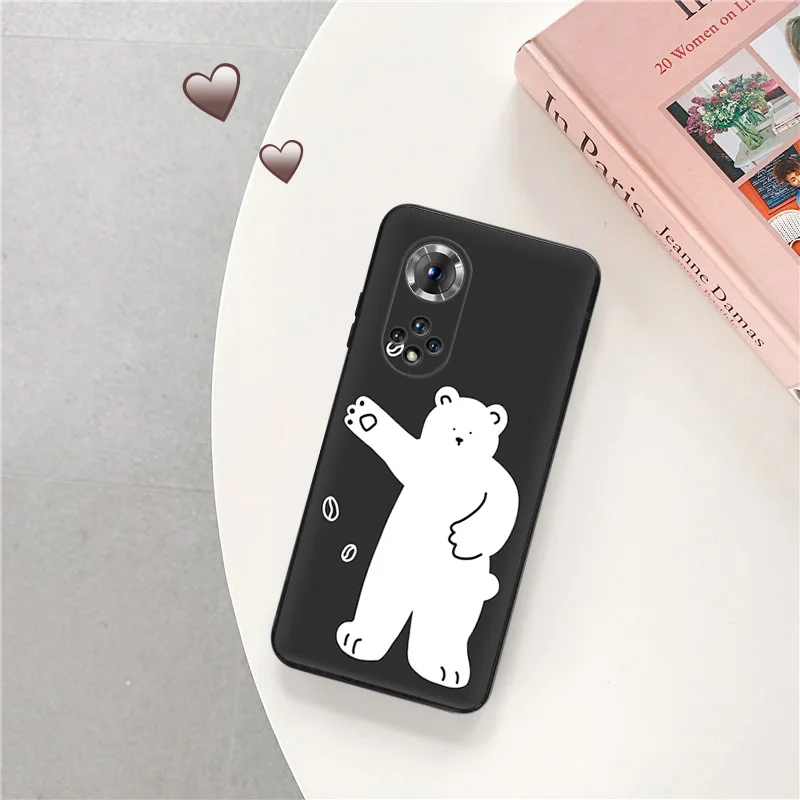 New Trend Phone Case For Pixel 8 7 6 7A 6A Honor 90 70 X6 X7 X8 X9A Magic5 Pro X6A 8X Fashion Bear Cute Teddy Soft Back Cover