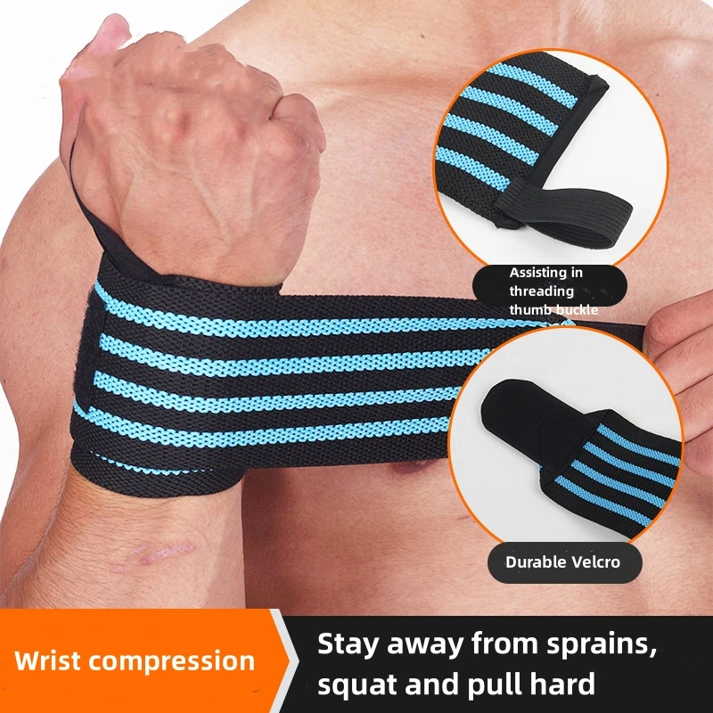 1PCS Weight Lifting Wristband Gym Training Wrist Straps Wraps Sport Safety Wrist Support Wrist Brace Fitness Bandage