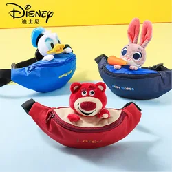 Disney donded Duck fanny pack、学生用チェストバッグ、女の子用ショルダーバッグ、漫画クロスボディパープル、新しいハンドバッグ