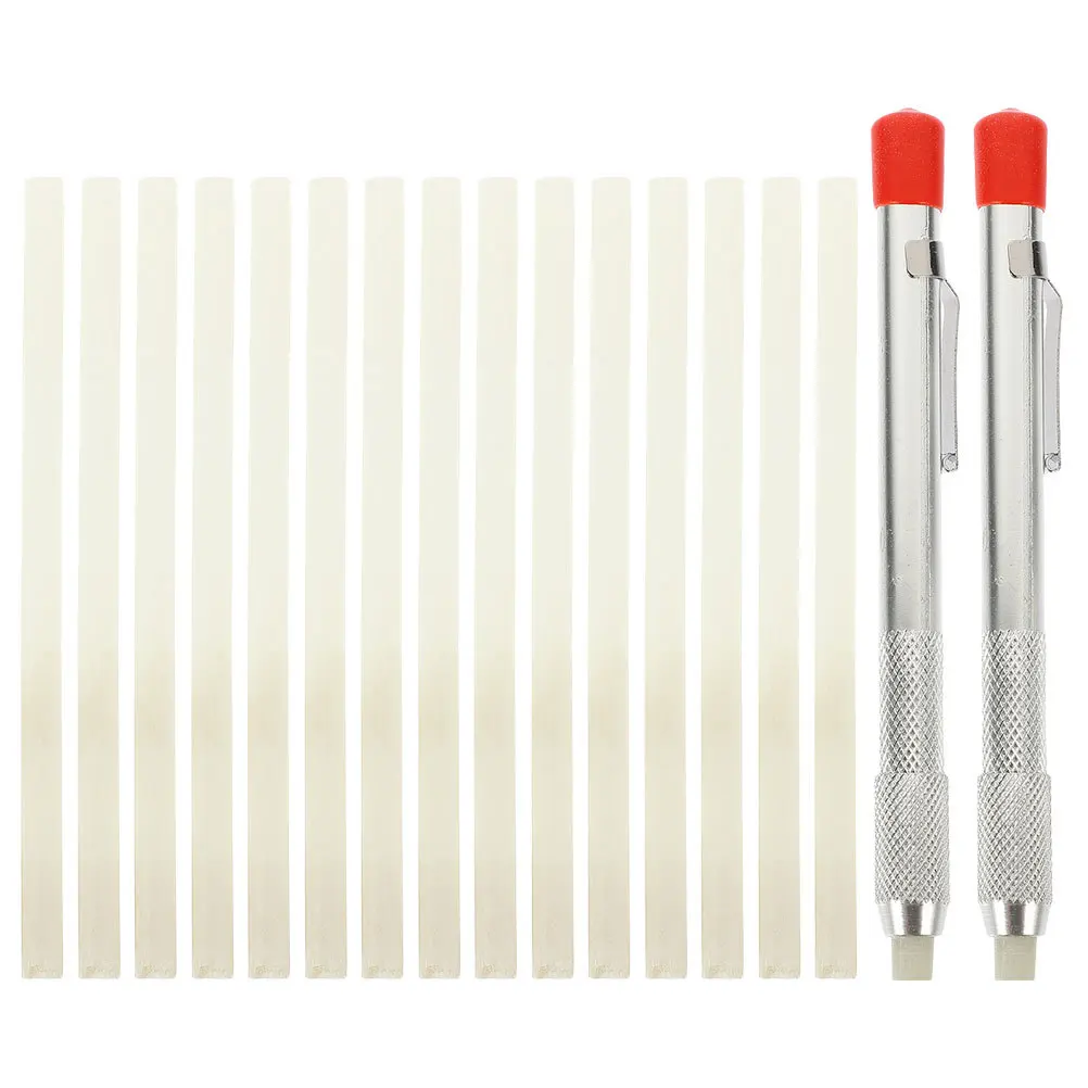 

1 Set Soapstone Pen Holder Tool Refills Portable Marking Metal Woodworking Durable Grip Soapstone Holder Welding Accessories