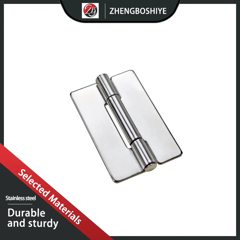 304 Stainless Steel Non Porous Welded Hinge Industrial 180 Degree Folding Movable Cabinet Door Hinge