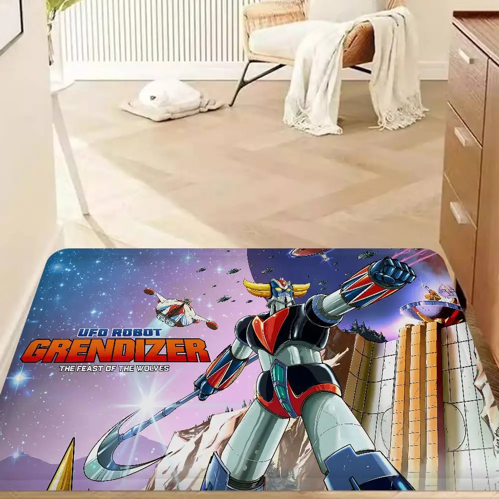 UFO ROBO GRENDIZER GOLDORAK Anmie Door Mat Cheaper Anti-slip Modern Living Room Balcony Printed Bedside Mats