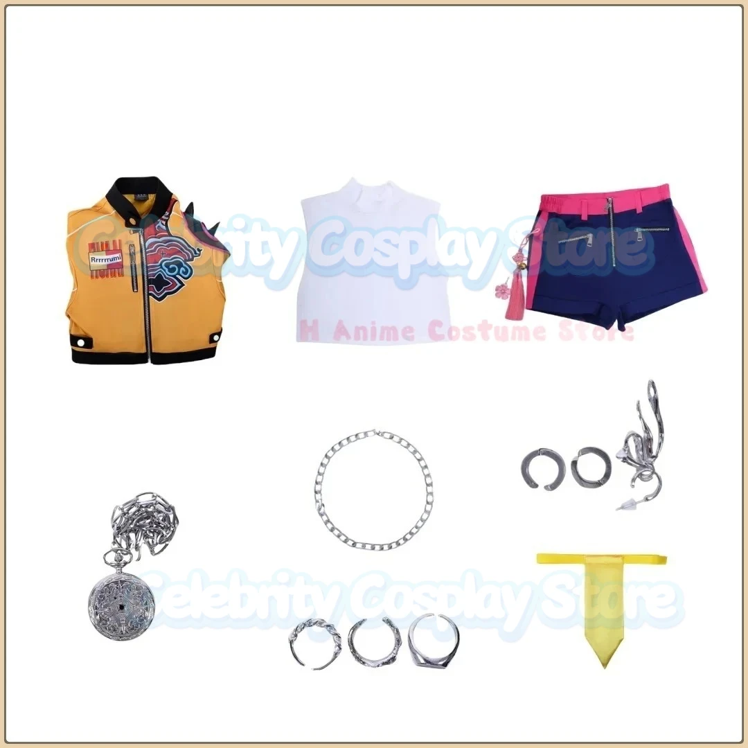 Kpop Demon Hunter Korean Popular Clothes Rumi Mira Zoe Korean High Quality Cosplay Film With The Same Performance Costumes