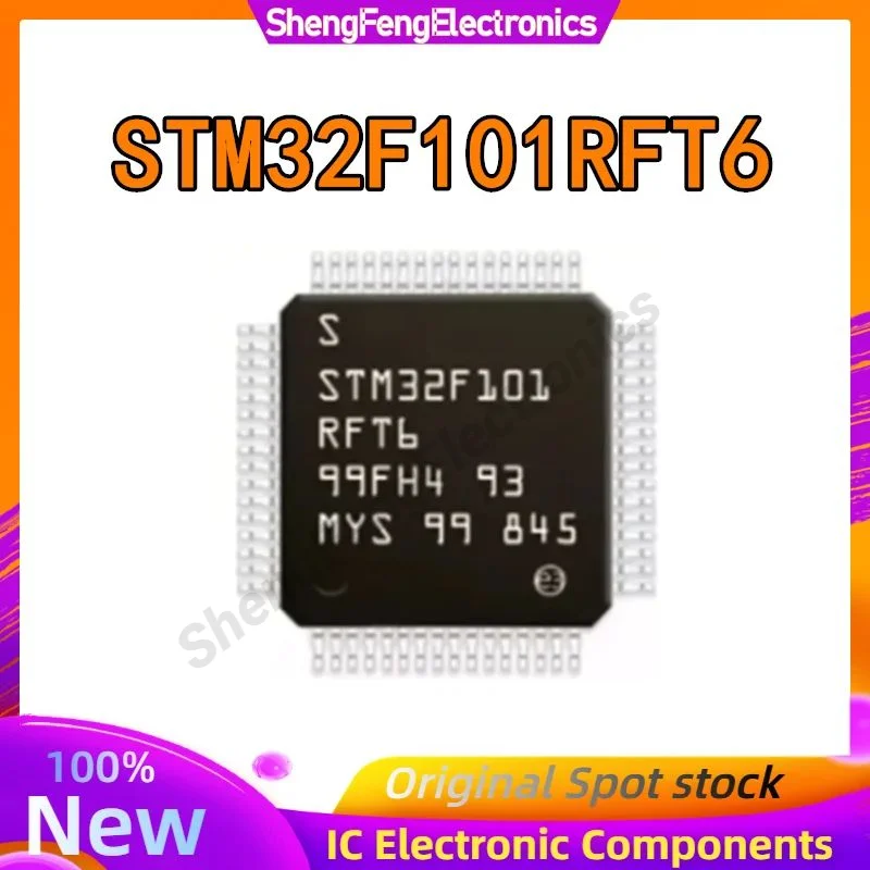 STM32F101RFT6 LQFP-64 32 Bit MCU ARM, Chip único en stock