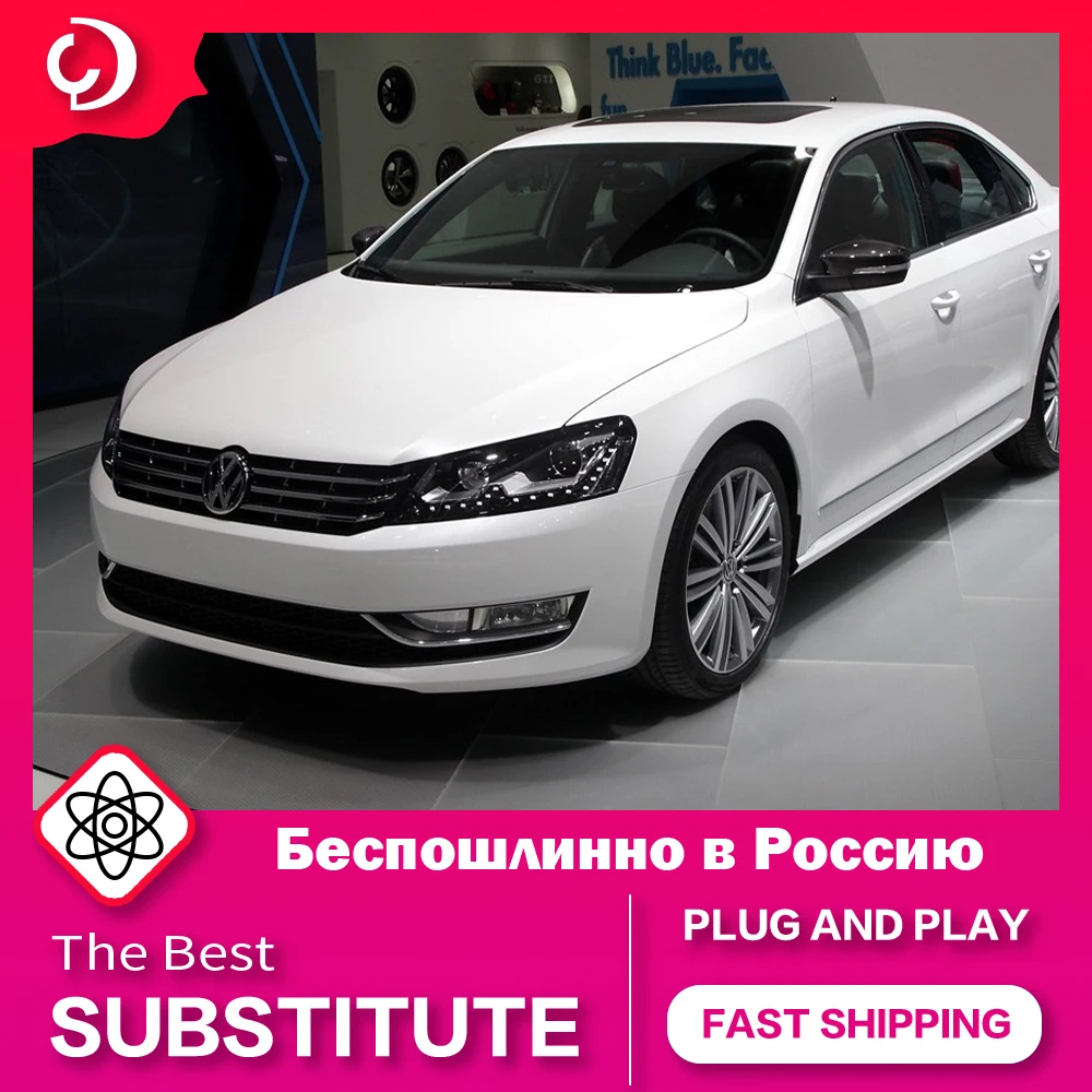 AKD Car Styling Headlights for VW Passat B7 2011-2015 LED Headlight DRL Turn Signal Light Led Projector Auto Accessories