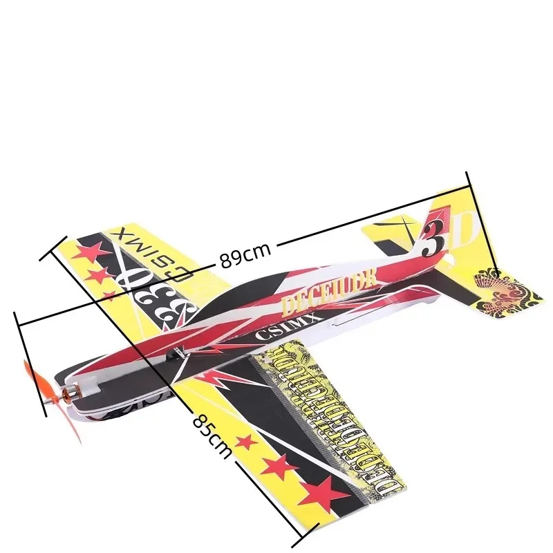 3D Mercury Aerobatic Magic Board Vliegtuig met vaste vleugels Rc-vliegtuig Neem uw RC vliegen naar het volgende niveau KIT DIY-afstandsbedieningsvliegtuig