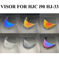 HJC HJ-33 I90 Motorcycle Helmet Visor For HJ33 Moto Casco Lens Anti-UV Replacement Shields Colorful Faceshield Accessories Parts