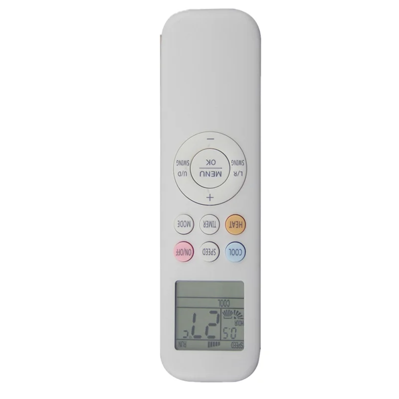【¡Compre tarde!】2X Nuevo reemplazo de control remoto YKR-T/011E para control remoto de aire acondicionado auxiliar, blanco