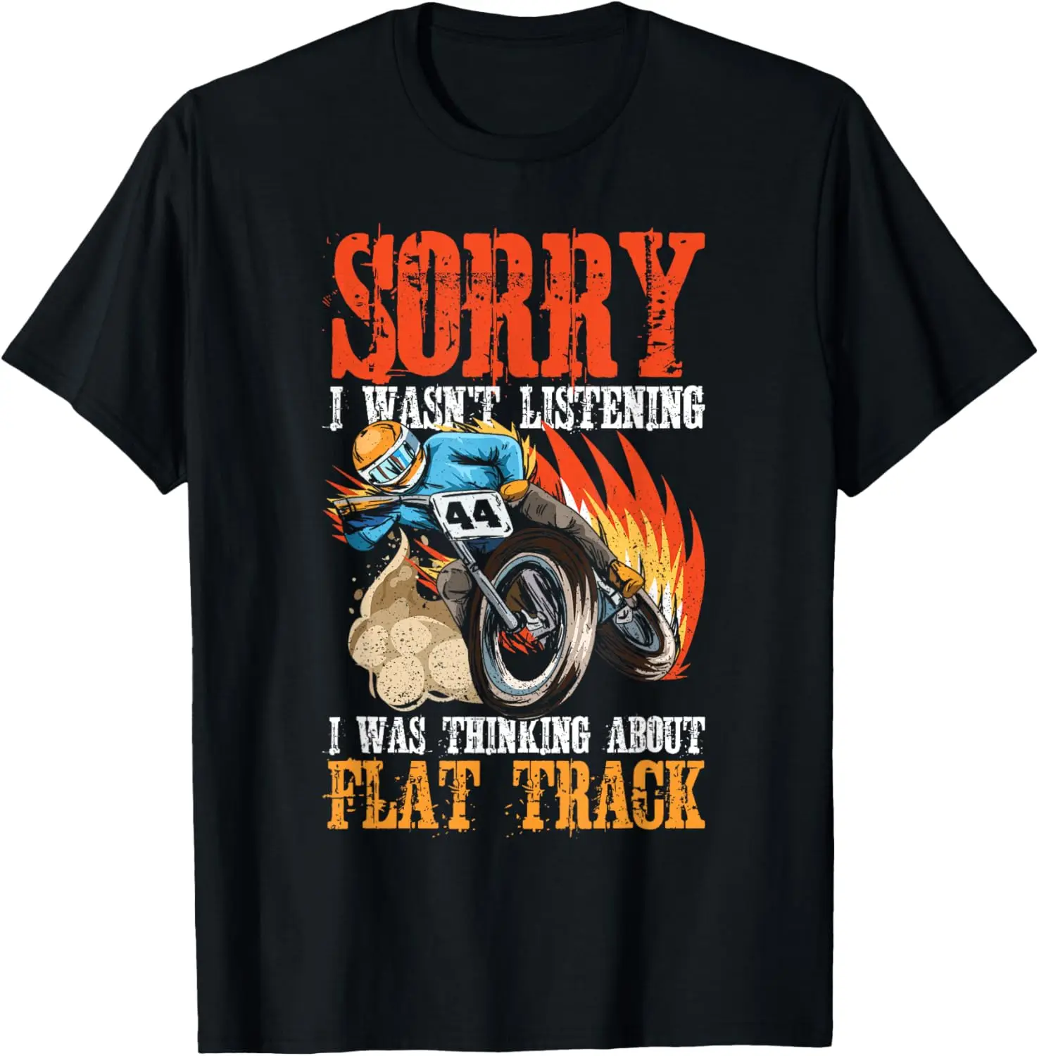 

Flat Track Racing Motorcycle Design for a Flat Track Rider T-Shirt Motorcycle
