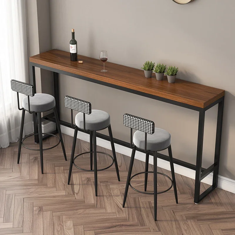 

Counter Breakfast Dining Chairs Island Retro Reception Manicure Bar Stools Design Coffee Tabourets De Bar Stuhl Furniture