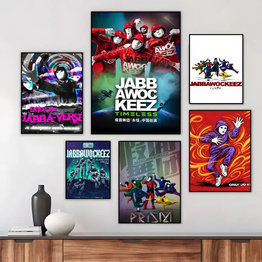hip-hop dance group ja-Jabbawockeez poster Art HD canvas advanced aesthetic Printing Paper Wall Art for Living Room Home Decor