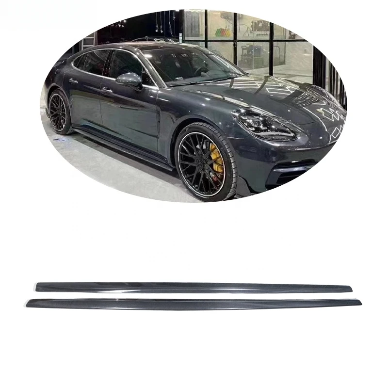 

Hot Selling Carbon Fiber Side Skirts Extension for 2018-2023Side Skirt Lip