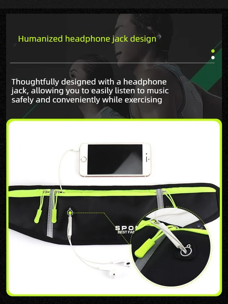 AliExpress NONE Fanny Pack for Women Men, Slim Running Belt Waist for Running Sports Hiking Traveling Cycling Workout, with Water Bottle Pocket