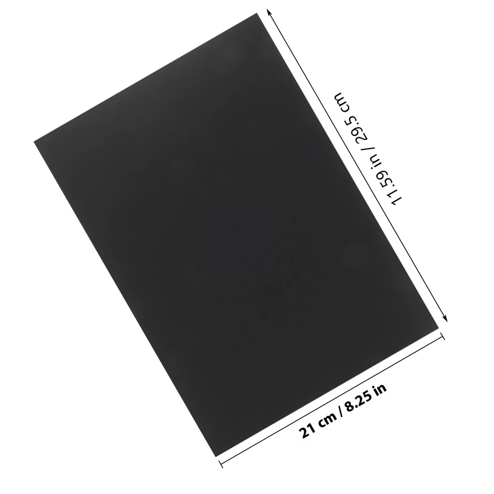 100 ورقة بطاقات سوداء سميكة ورق رسم رسم لوازم فنية A4 رقاقة لوح من الورق المقوى بطاقات سوداء