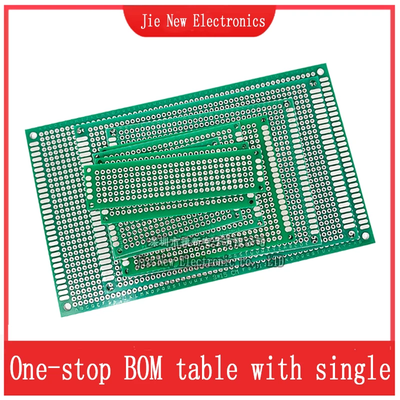 10PCS/Lot 2x8cm 3x7cm 4x6cm Universal Circuit Board  PCB Prototyping Boards Printed Circuit Boards for Arduino Experiment