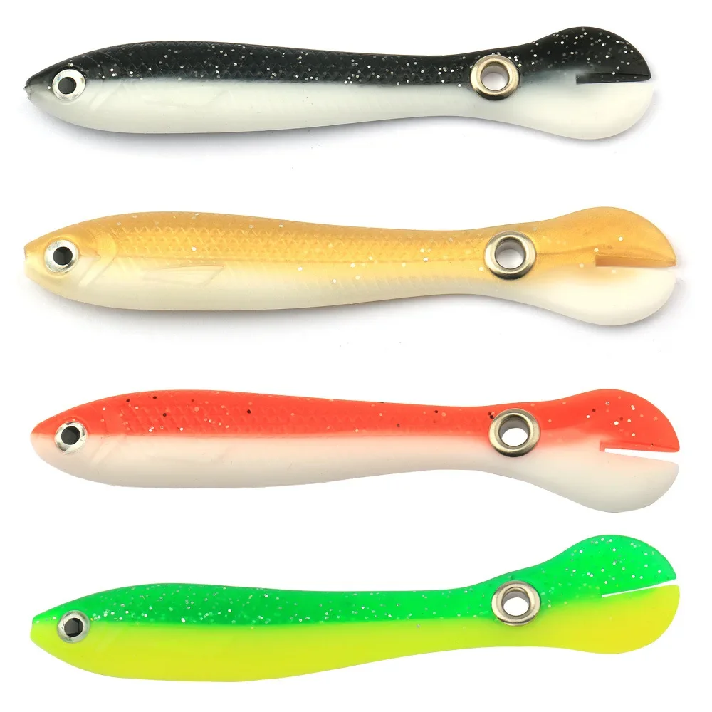 10cm 6g Soft Bionic Fishing Lure Slow Sinking Bionic Swimming Lures Accessory Mock Lure Can Bounce for Saltwater